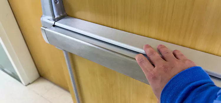 Installing a Push Bar on a Door Port St. Lucie